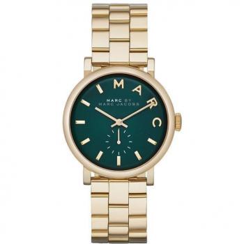 Marc Jacobs MBM3245 Baker Green Dial Gold-tone Women's Watch