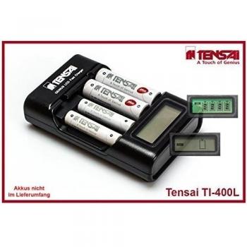 Tensai ti - 400l - lcd charger - cargador de pilas aaa / aa / nimh / nicd con 12v cargador de coche