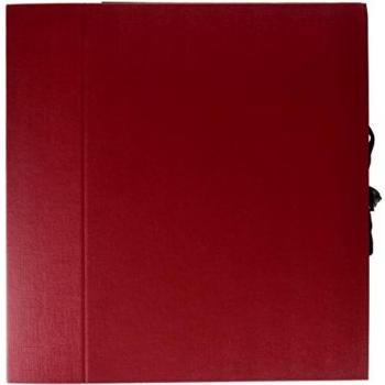 Dohe 10261 - Carpeta acordeón, cuarto, color burdeos,