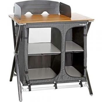 Gabinete de Cocina Plegable Mercury Cross Cooker HWT SQ - Medidas: 92 x 49 x H90 cm, Color Gris