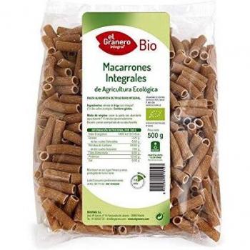 Granero Macarrones Integral Bio 500 Gr 500 g
