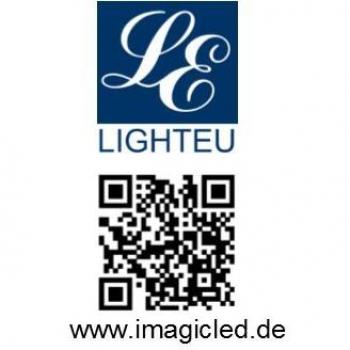 LIGHTEU, 12 V 6 W (12 x 12 x 1,7 cm) de luz de techo super fácil construcción LED con interruptor para barcos, yates y caravanas, autocaravanas, autocaravanas [energética A +] [Clasificación energética A +]