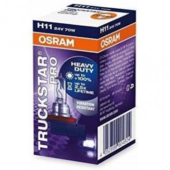 OSRAM TRUCKSTAR PRO H11, lámpara para faros halógena, 64216TSP, vehículo industrial de 24 V, estuche