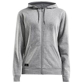 Craft Community Women's Zip-Up Hoodie - Gray, Size XL