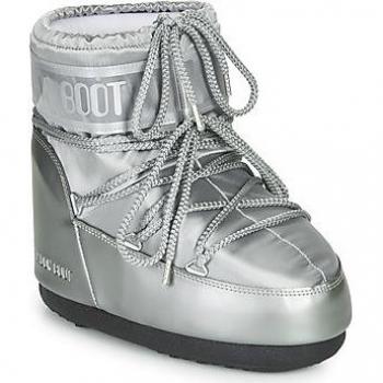 Moon Boot Classic Low Glance Women's Snow Boots in Silver