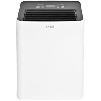 Deshumidificador Siroco 12L/día con Control Digital y Depósito Extraíble 3,2L - Modo Secado de Ropa y Temporizador 1-24h