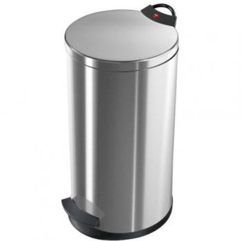 Hailo Cubo de Basura, Acero Inoxidable, Anti Fingerprint Stainless Steel, 26 cm