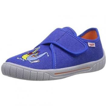 Superfit BILL - pantuflas de lona niño, color azul, talla 35