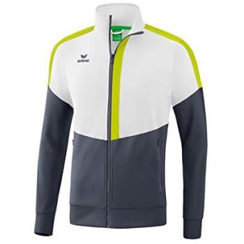 Erima Worker Squad Children's Jacket White / Slate Grey / Bio Lime 128 cm Male