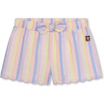 Carrement Beau - Short de niña de rayas multicolor con lazo decorativo