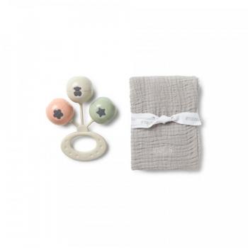 TOUS Pack de Regalo: Sonajero y Muselina para Bebés