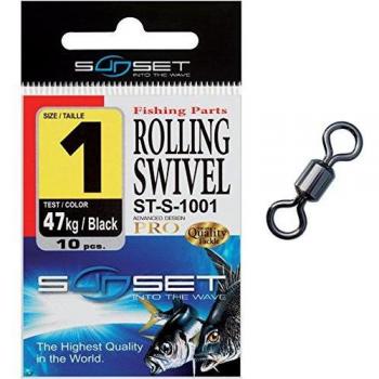 Sunset - Sunset Rolling Swivel - 2/0
