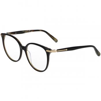 Scotch & Soda 3020 005 Armazones para Mujer Negros, Lentes Recetados Para Mujer Negros, Gafas Recetadas para Mujer Negras