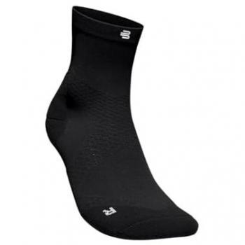 Bauerfeind Ultralight Mid Cut Running Socks for Men - Breathable, Size 41-46, Available in Blue and Black