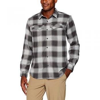 Columbia Silver Ridge Camisa, Hombre, Gris Grey, Buffalo Plaid, M