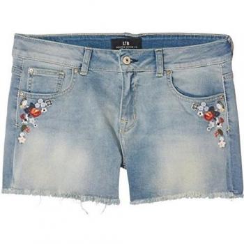 LTB Jeans Fleuriste Short, Pantalones Cortos para Mujer, Blau