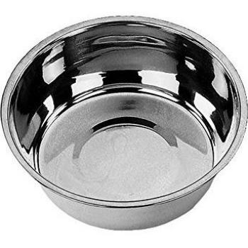 Tazón de Acero Inoxidable Nobby 2,5 L Ø 25 cm para Comida y Agua