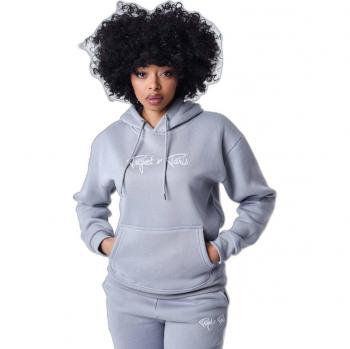 Project X Paris Women's Signature Hoodie Tracksuit - Light Grey, Size M