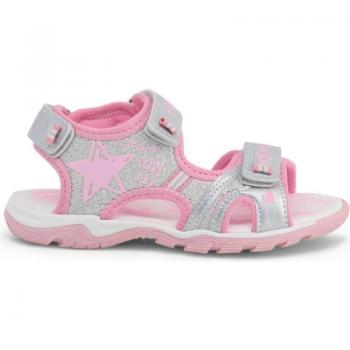 Sandalias para niños Shone 6015-025 gris, material sintético, cierre velcro