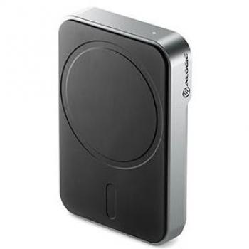 Batería Externa Inalámbrica Magnética ALOGIC Matrix 5000mAh Negra