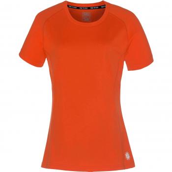 Time to Run Mujer Favourite Camiseta de Running/Gimnasio/Formación Manga corta 36 Naranja