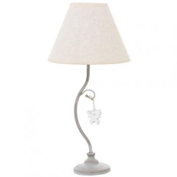 Lámpara de mesa Alexandra House Living Blanco Metal 40 W 23 x 48 x 23 cm