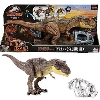 Figura ARTICULADA Dinosaurio Jurassic World T-Rex Pisa Y ATACA con Sonidos
