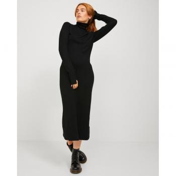 Vestido largo de punto cuello vuelto Jack & Jones