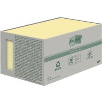 M 6551B Nota Autoadhesiva Rectángulo Amarillo 100 Hojas Autoadhesivo
