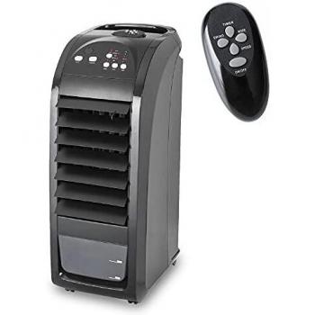 Acondicionador de Aire Portátil Sin Manguera de Escape 70W - Enfriador de Aire Negro para Casa y Oficina con 3 Modos