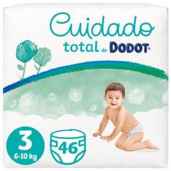 Dodot Cuidado Total Pañales Bebé Talla 3, 46 unidades