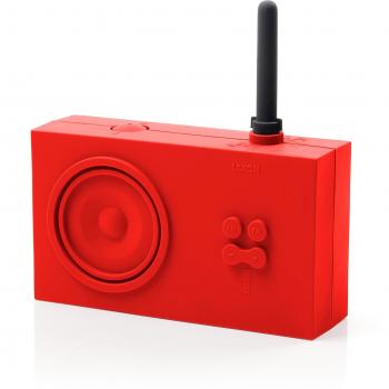 Lexon LA42 - Radio de ducha rojo