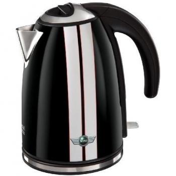 Russell Hobbs Mini Classic 19880-70 - Hervidor, 2000 W, acero inoxidable, color negro y blanco