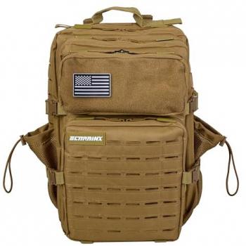 ELITRAINX V2 45L Tactical Backpack - Khaki Unisex for Sports and Travel