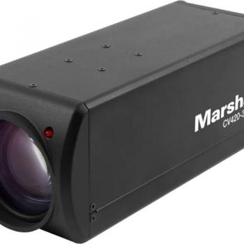 Marshall Electronics CV420-30X-IP 8.5MP 4K UHD 30x Optical Zoom IP Camera