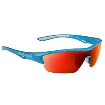 Salice 011 RWX Photocromatic Sunglasses Turquoise/Red for Men, Size Standard