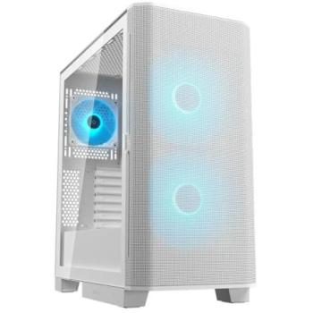 Caja PC Cougar Airface FLO Midi-Tower RGB Blanca con Ventiladores ARGB y Vidrio Templado (ATX, mATX, Mini-ITX)