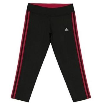 adidas Clima 3SESS 34 - Pantalón para mujer, color negro / rosa, talla S