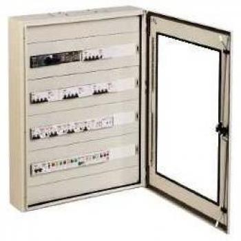 Schneider Electric NSYDLM48 Chasis modular DLM para armario acero Spacial mural, 48 módulos, Al500 x An400