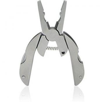 Alicates Multitool Portátil Mini Alicates Multifunción de Acero Inoxidable para Regalo de Negocios/Al Aire Libre