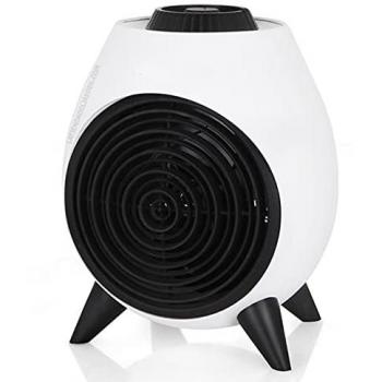 Calefactor de diseño moderno 2000W con selector rotativo y función ventilador