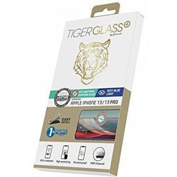 Blue Light Blocking Tempered Glass Screen Protector for iPhone 13/13 Pro - Tiger Glass 9H