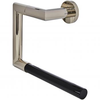 Pomdor - Toallero aro pure pvd niquel brillo - negro heritage