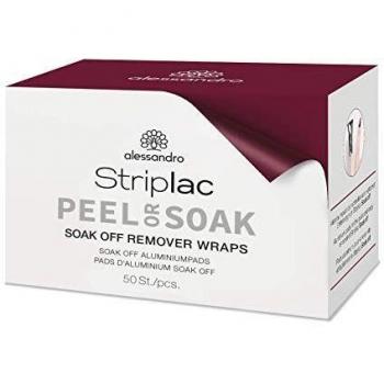 Alessandro - Striplac Peel Or Soak Off Remover Wraps Quitaesmaltes 50 pieces 8 ML