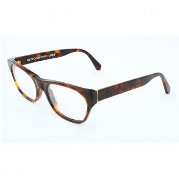 Retrosuperfuture NUMERO 12 LDV Gafas Recetadas para Hombre Tortoiseshell y Careyshell con armazones de diseño moderno, lentes recetados de alta calidad y disponibles en dos variantes de color
