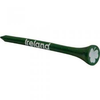 Longridge - Tees de madera con diseño del trébol irlandés