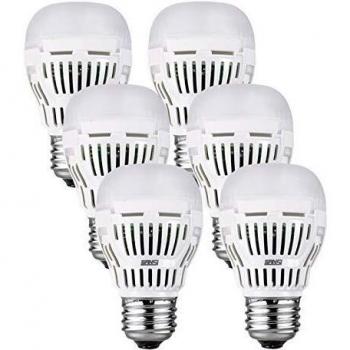 SANSI Bombillas LED E27 8W Blanco Calido 3000K, Equivalente a Bombillas Halógenas 80W, 800Lúmenes E27 Bombillas LED No Regulables - Paquete de 6