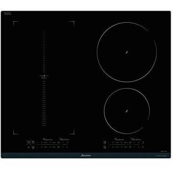Placa de Inducción Sauter SPI9648BP - 60 cm, 4 Foyers, 7400W, Zona Flexible HoriZone, Negro
