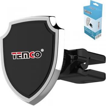 Soporte Móvil Magnético para Rejilla de Aire con Forma de Escudo, Accesorio para Auto en Gris y Negro