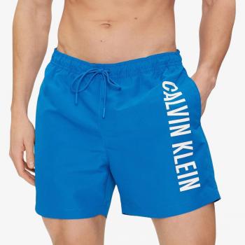 Calvin Klein Intense Power Men's Medium Drawstring Swimshorts - Faience Blue - Size M
